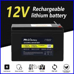 12V 7Ah-21Ah Lithium-ion Battery Pack Build In BMS Car Solar Panel RV Off-Grid