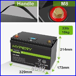 12V Lithium-Ion Deep Circle 150Ah Battery LiFePO4 for Leisure Boat Camping Golf