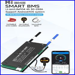 16S 60V 100A Li-ion SMART BMS Protection Board +Bluetooth Module +NTC