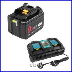 18V 9.0Ah LXT Li-ion Battery for Makita 18V Battery BL1860 BL1850 BL1830 Charger