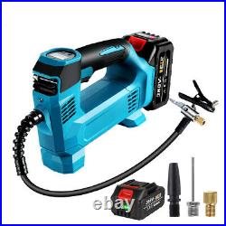 18V Lithium Ion Cordless Inflator Digital Air Compressors + Battery +Charger