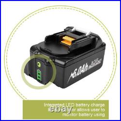 1-10 Pack For Makita 18V 6.0Ah LXT Lithium-Ion BL1830 BL1850 BL1860 Tool Battery