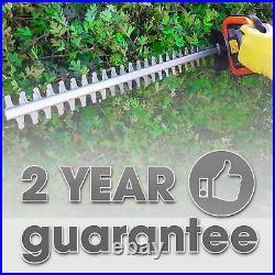 20v Electric Cordless Hedge Trimmer Cutter Lithium Ion 2 X Batteries Supplied