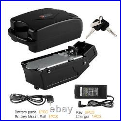 24V10Ah Frog Electric Bicycle Black Battery Lithium-ion Ebike Battery Seat Tube