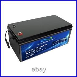 24v 200ah Lifepo4 Lithium-ion Battery 6000+ Cycle Life