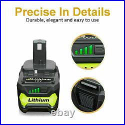 2X Battery/Charger For RYOBI P108 Genuine 18V One+ Plus 12.0Ah Lithium-Ion P117