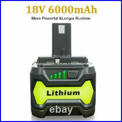 2X For RYOBI P108 18V 9.0Ah One+ Plus RB18L50 P109 Battery / Charger Lithium-ion