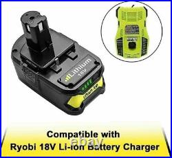 2X For RYOBI P108 18V One+ Plus High Capacity 5.0Ah Battery Lithium-Ion Tools