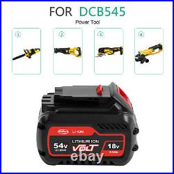 2 PACK For Dewalt DCB546 Lithium-ion Battery XR 5.5A 18V to 54v Flexcolt DCB548