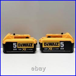 2 PCS Dewalt DCB184 18V 5Ah XR Li-ion Slide Lithium Ion Battery