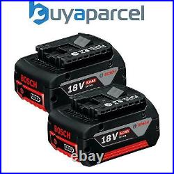 2 X Bosch 18v 5Ah Li-ion Coolpack Batteries Lithium Ion Cordless 5.0ah Cool Pack