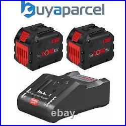 2 x Bosch ProCORE GBA 18v 12.0Ah Lithium Ion Batteries & Charger Kit 1600A016GZ