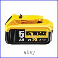 2 x Dewalt DCB184 18V XR li-ion Battery 5Ah Genuine UK Stock