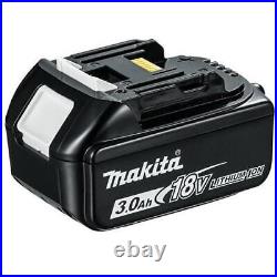 2 x Genuine Makita BL1830 18v 3.0ah Li-Ion LXT Lithium Ion Battery + Carry Case