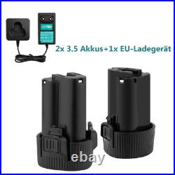 2x 3.5AH 10.8V Li-ion Battery/Charger for Makita BL1013 BL1014 194550-6 DF330D