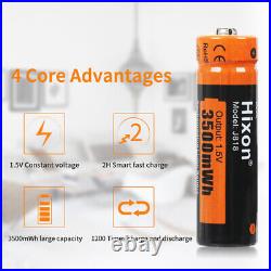 3500mWh Li-ion Batteries and Charger 1.5V Rechargeable AA Lithium Batteries Lot