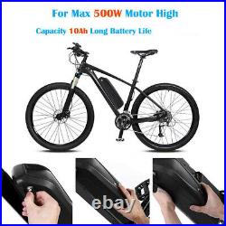 36V 10AH 350W 500W Downtube Lithium Li-ion E-Bike Battery Electric Bicycle BMS