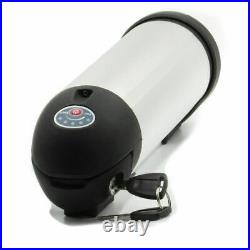 36V 10AH Silver Bottle Lithium Li-ion Battery for Electric Bicycle E-Bike 350W