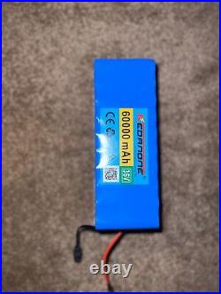 36v lithium ion battery 36v 60Ah 1000w Pack 54.6v E-bike Electric and charger