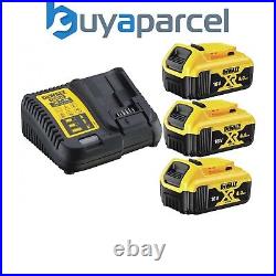 3 x Dewalt DCB182 4.0ah 18v XR Lithium Ion Battery + DCB115 Charger Power Pack