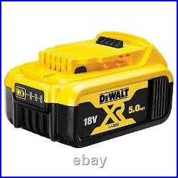 3 x Dewalt DCB184 5.0ah 18v XR Lithium Ion Battery + DCB115 Charger