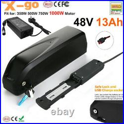 48V 13Ah 1000W Hailong3 Downtube Electric Bicycle Lithium Battery Pack+Charger
