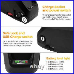 48V 13Ah 1000W Hailong3 Downtube Electric Bicycle Lithium Battery Pack+Charger