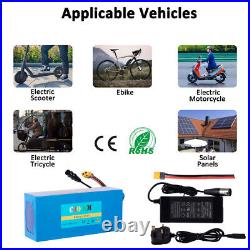 48V 14Ah Lithium ion Battery For? 1000W Ebike Electric Bicycles E-Tricycle Charge