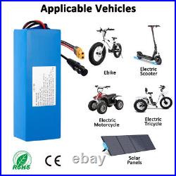 48V Lithium ion Battery 1000W Electric mountain E-Bike Scooter & XLRCharger BMS