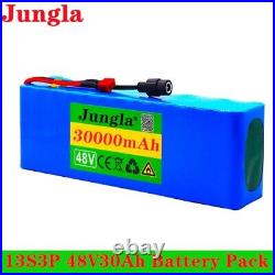 48v Lithium Ion Battery Pack For E Bike E Scooter Rechargeable 1000w 30000mAh