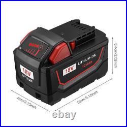 4X Battery 12.0Ah FOR Milwaukee M18HB12 18v M18 Li-ion 8.0 LITHIUM High Output