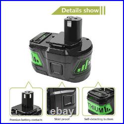 4× 18V 9.0Ah Lithium Ion Battery For Ryobi P108 ONE+ Plus P104 RB18L50 RB18L40 A