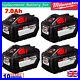 4x FOR Milwaukee 48-11-1812 M18 FUEL 18V 12.0Amp Lithium-Ion High Output Battery