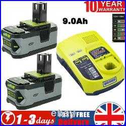 6.0AH For Ryobi One+ Plus P108 Lithium-ion RB18L50 RB18L40 18V Battery/Charger