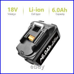 6.0Ah 18V For Makita Battery BL1850B BL1860 BL1840 LXT Lithium-ion 9.0AH/Charger