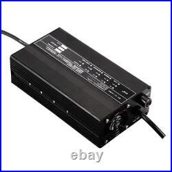72V 60V 13S-24S Li-ion LiFePo4 Lithium Battery Charger Current Adjustable 15A