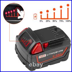 9Ah 6Ah Battery/Charger For Milwaukee M18 Li-Ion XC Extended Capacity 48-11-1860