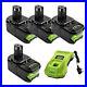 9.0AH For Ryobi One+ Plus P108 Lithium-ion RB18L50 RB18L40 18V Battery / Charger