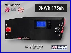 9kWh 175ah 2021 Battery (LG / SK Cells) Lithium li-ion Solar For 48v Inverters
