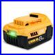 Battery \ Charger PACK For DeWalt 20V 20 Volt MAX DCB206 DCB205-2 Lithium Ion UK