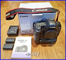 Canon EOS 5D Mark II Camera Body Only with Boxed with Canon battery grip