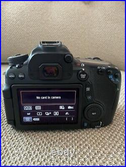 Canon EOS 70D DSLR Camera Body Only with 2 batteries and charger