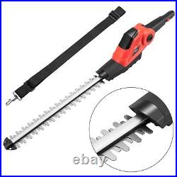 Cordless Hedge Trimmer With 20v Lithium-Ion Fast Charger Battery Electric DpT