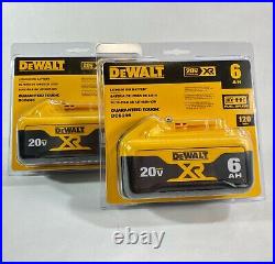 DEWALT DCB206 20V 6.0Ah Lithium-Ion Battery 2-Pack Brand New Genuine Batteries