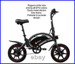 DYU Folding Electric Bike D3F. Prices might go up because of Brexit