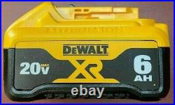 +DeWalt DCB206 20V MAX Premium XR 6.0 AH Lithium Ion Slim Battery Pack New 2021