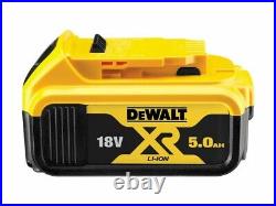 Dewalt DCB184 5.0ah 18v XR Lithium Ion Battery + DCB115 Charger