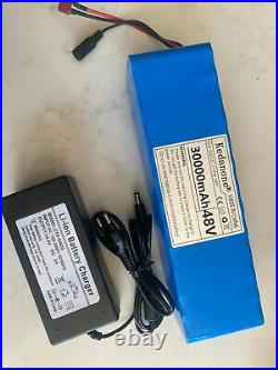 Ebike Battery Pack 48v 30ah lithium ion battery 1000w bike Scooter & charger