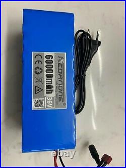 Ebike Battery lithium ion 36v 60ah 1000w for electric bike scooter and charger