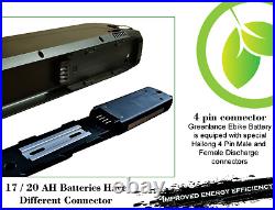 Electric Bike Battery 48V 10AH 1000W Lithium Li-ion Battery Pack For E-Bike